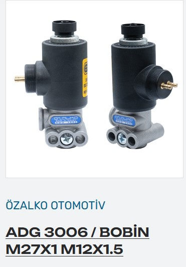 BOBIN M 27 X 1 24 V M 12 X 1,5 2 FISLI YENI GOVDE 4720706000